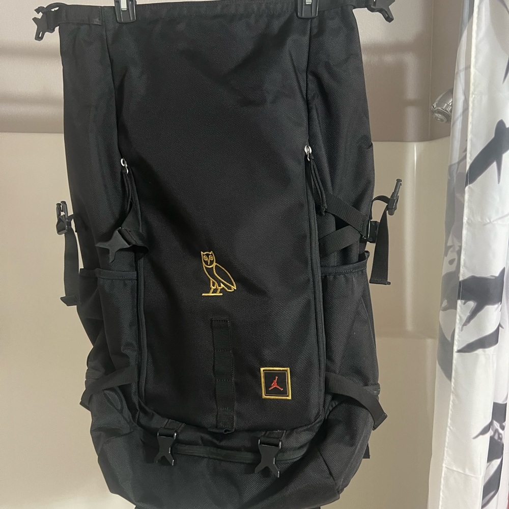 OVO Jordan colab black backpack